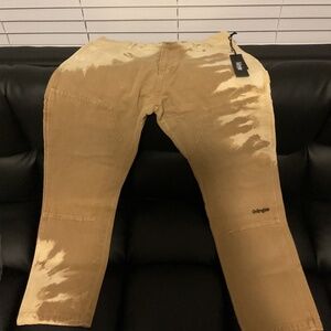 Civil Regime Bleach Brown Wash Pant Size 32